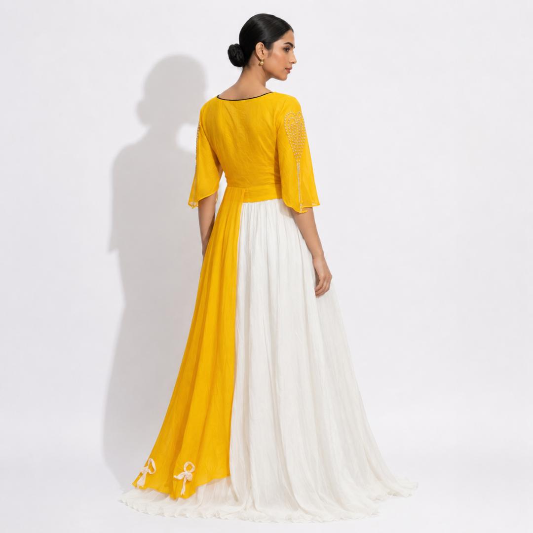 Sunshine Dual Tone Festive Gown