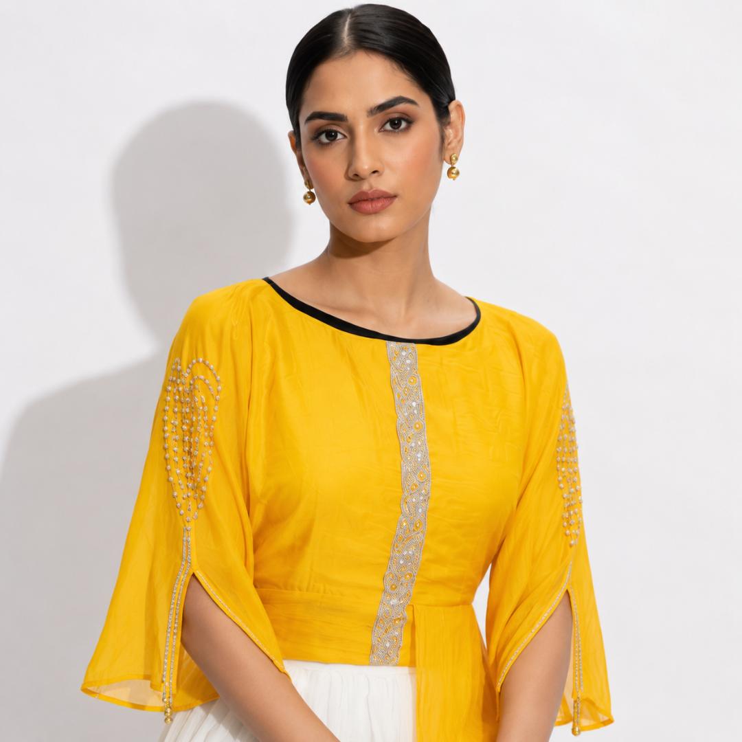 Sunshine Dual Tone Festive Gown